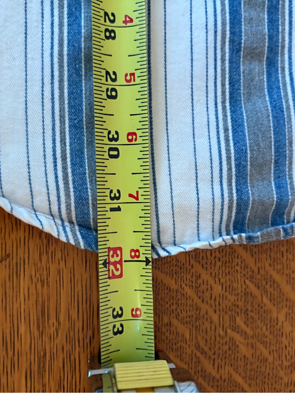 Vintage Coliseum Men's XL Short-Sleeve Button-Up Stripe Shirt Blue White Gray - Picture 15 of 16